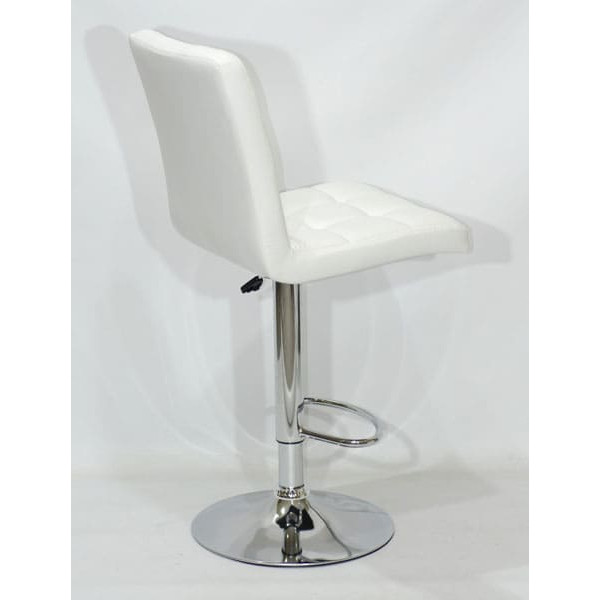 Барний стілець Onder Mebli Augusto BAR CH-BASE Білий Екошкіра-3