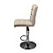 Барный стул Onder Mebli Augusto BAR CH-BASE Бежевый B-1005 Бархат-3-thumb