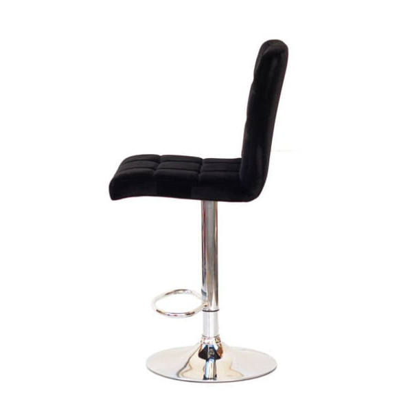 Барный стул Onder Mebli Augusto BAR CH-BASE Черный B-1011 Бархат-2