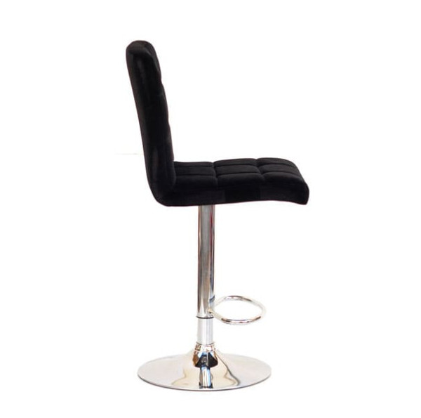 Барный стул Onder Mebli Augusto BAR CH-BASE Черный B-1011 Бархат-3