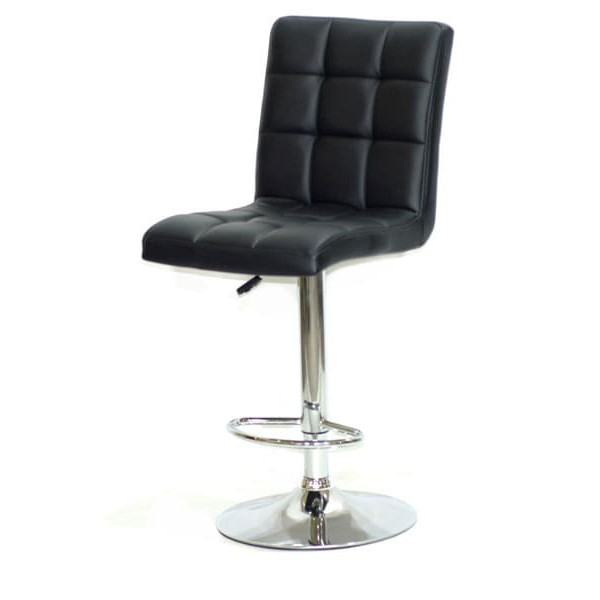 Барный стул Onder Mebli Augusto BAR CH-BASE Черный Экокожа-1