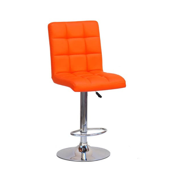 Барний стілець Onder Mebli Augusto BAR CH-BASE Оранж 1012 Екошкіра-0