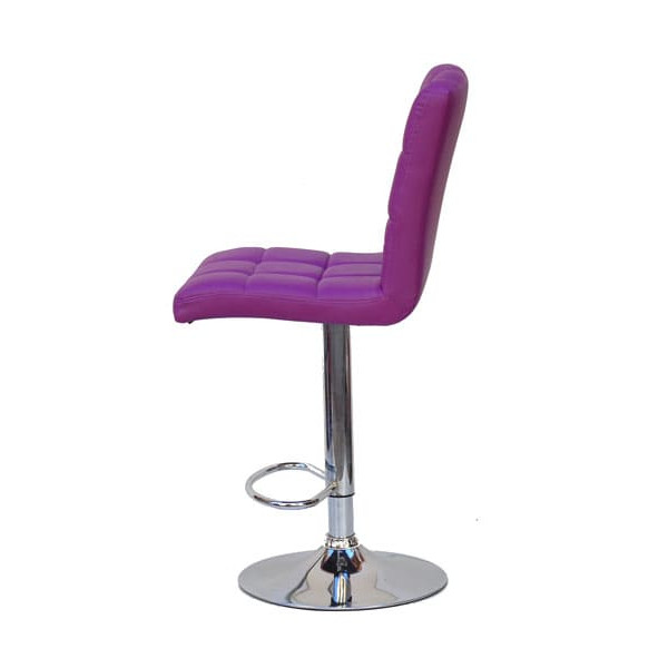Барний стілець Onder Mebli Augusto BAR CH-BASE Пурпурний 1010 Екошкіра-2