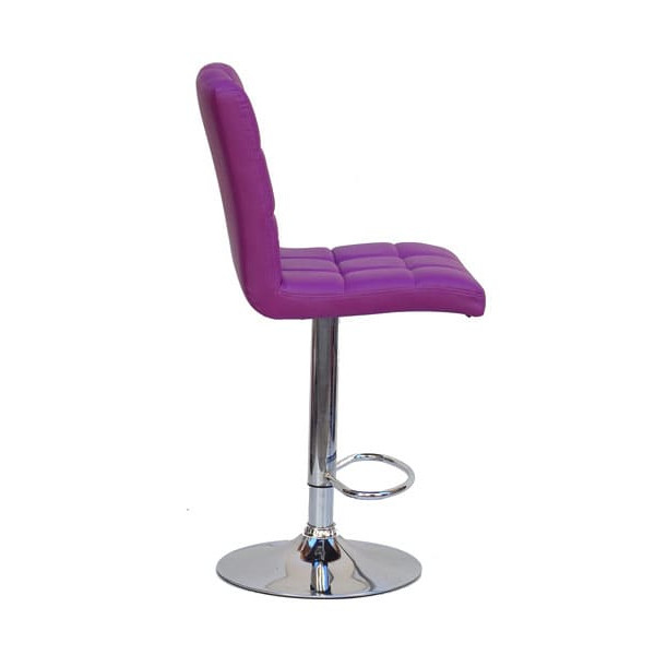 Барний стілець Onder Mebli Augusto BAR CH-BASE Пурпурний 1010 Екошкіра-3