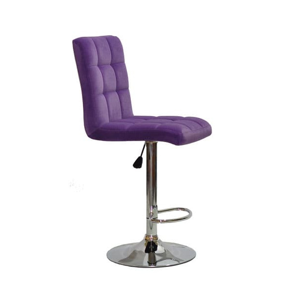 Барний стілець Onder Mebli Augusto BAR CH-BASE Пурпуровий B-1013 Оксамит-2
