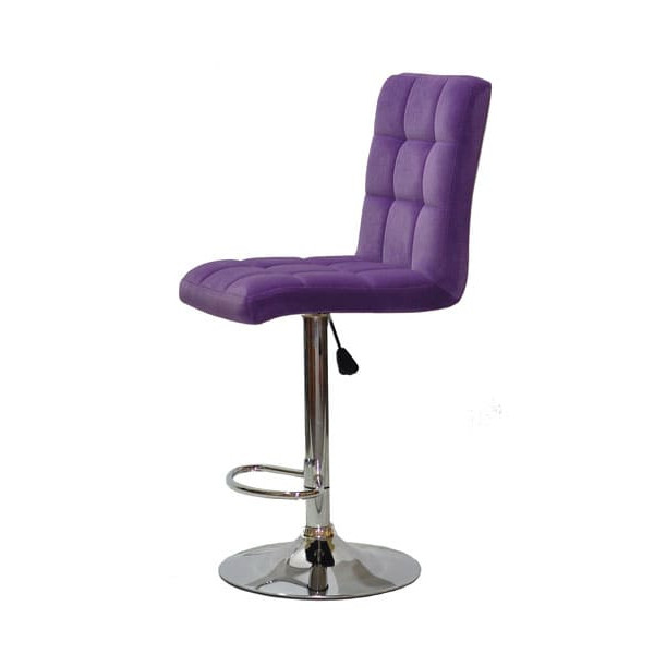 Барний стілець Onder Mebli Augusto BAR CH-BASE Пурпуровий B-1013 Оксамит-3
