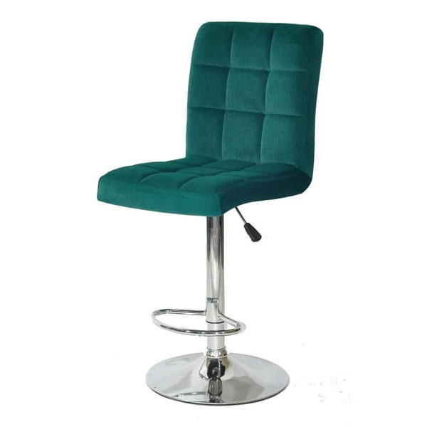 Барний стілець Onder Mebli Augusto BAR CH-BASE Зелений B-1003 Оксамит-1