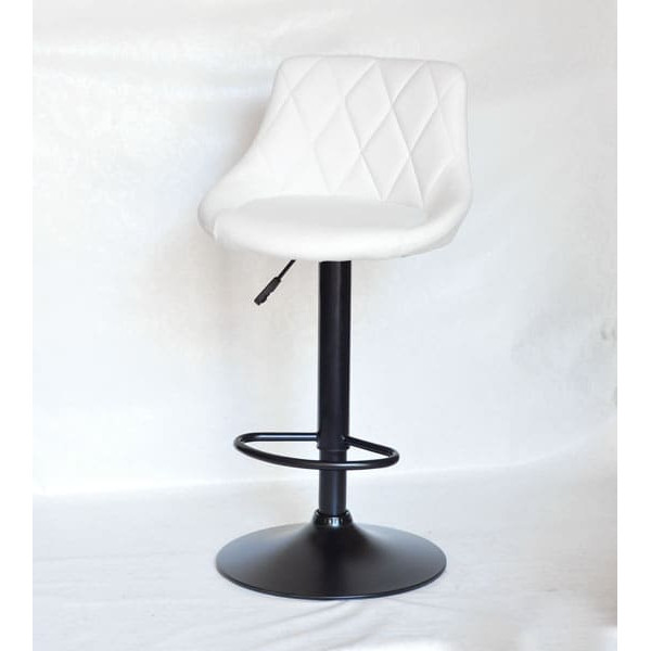 Барний стілець Onder Mebli Foro BAR BK-BASE Білий Екошкіра-1