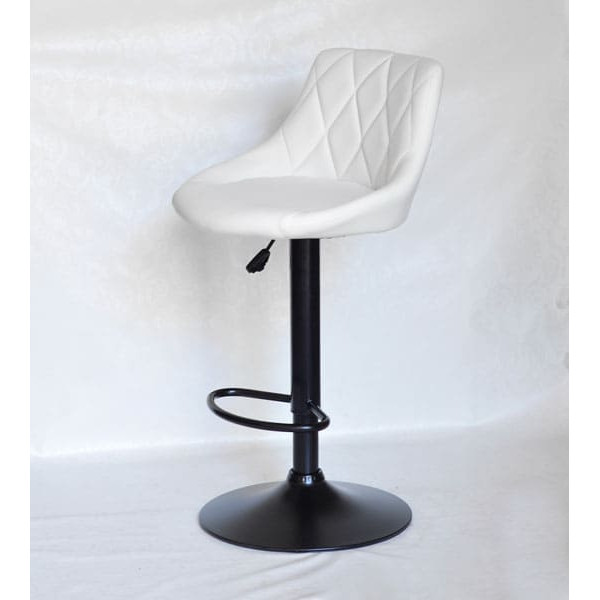 Барний стілець Onder Mebli Foro BAR BK-BASE Білий Екошкіра-2