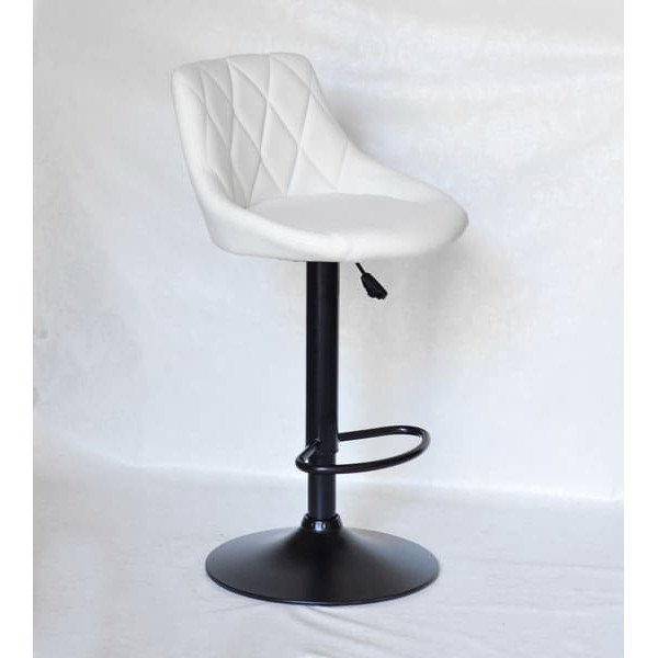 Барний стілець Onder Mebli Foro BAR BK-BASE Білий Екошкіра-3
