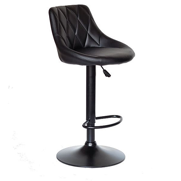 Барний стілець Onder Mebli Foro BAR BK-BASE Чорний Екошкіра-0
