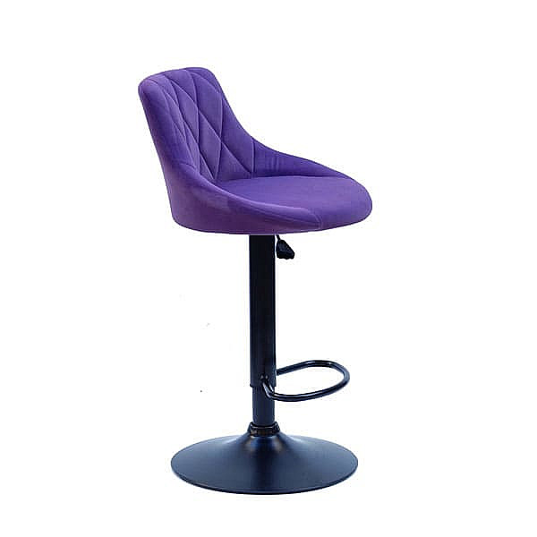 Барний стілець Onder Mebli Foro BAR BK-BASE Пурпуровий B-1013 Оксамит-0