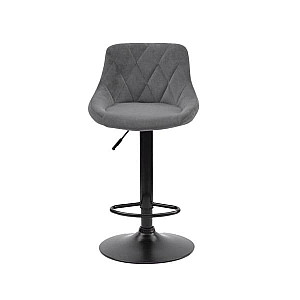 Барный стул Onder Mebli Foro BAR BK-BASE Серый B-1004 Бархат