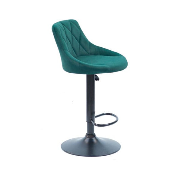 Барний стілець Onder Mebli Foro BAR BK-BASE Зелений B-1003 Оксамит-3