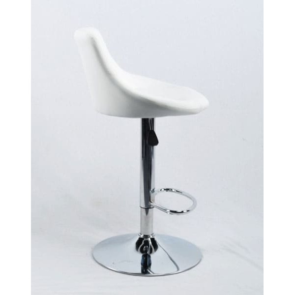Барний стілець Onder Mebli Foro BAR CH-BASE Білий Екошкіра-3