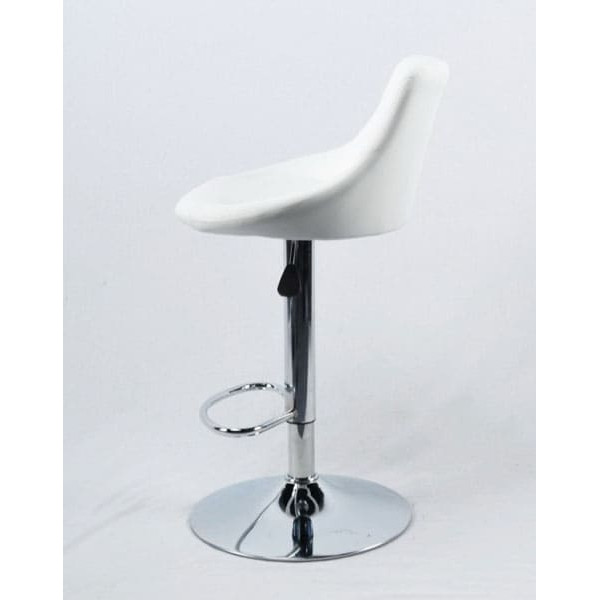 Барний стілець Onder Mebli Foro BAR CH-BASE Білий Екошкіра-4