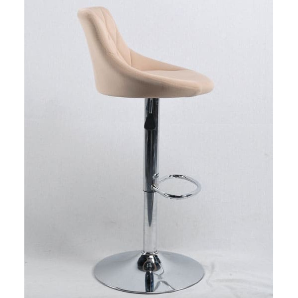 Барный стул Onder Mebli Foro BAR CH-BASE Бежевый B-1005 Бархат-2
