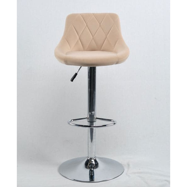 Барный стул Onder Mebli Foro BAR CH-BASE Бежевый B-1005 Бархат-1