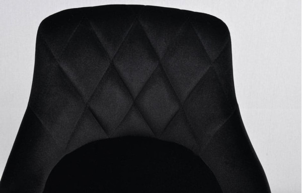 Барний стілець Onder Mebli Foro BAR CH-BASE Чорний B-1011 Оксамит-4