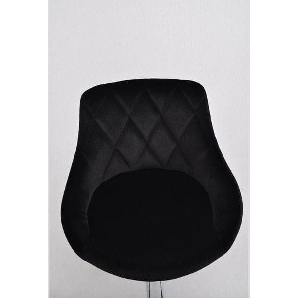 Барний стілець Onder Mebli Foro BAR CH-BASE Чорний B-1011 Оксамит-5