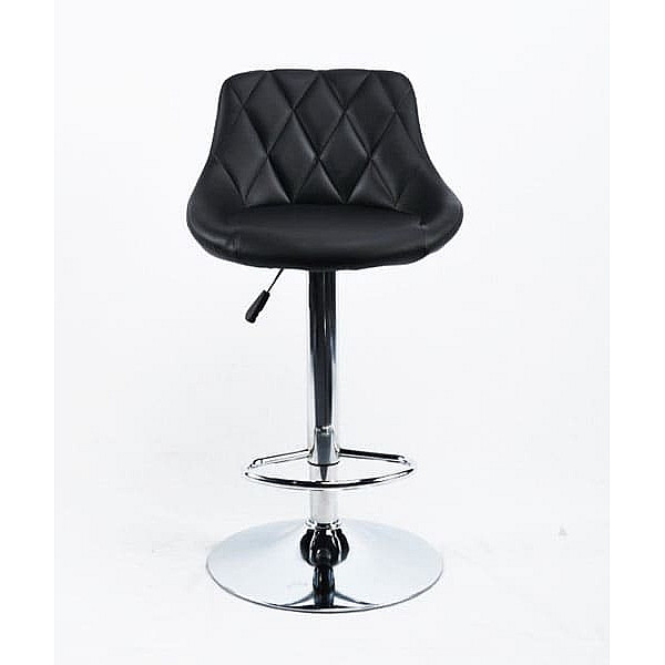 Барний стілець Onder Mebli Foro BAR CH-BASE Чорний Екошкіра-2