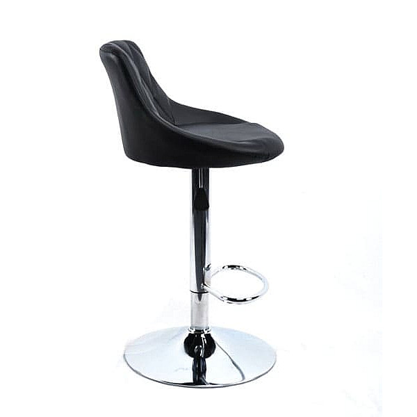 Барний стілець Onder Mebli Foro BAR CH-BASE Чорний Екошкіра-4