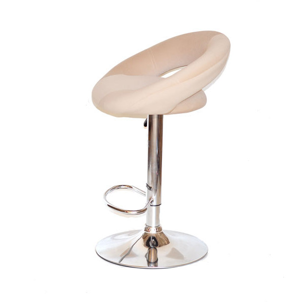 Барный стул Onder Mebli Holy BAR CH-BASE Бежевый B-1005 Бархат-1