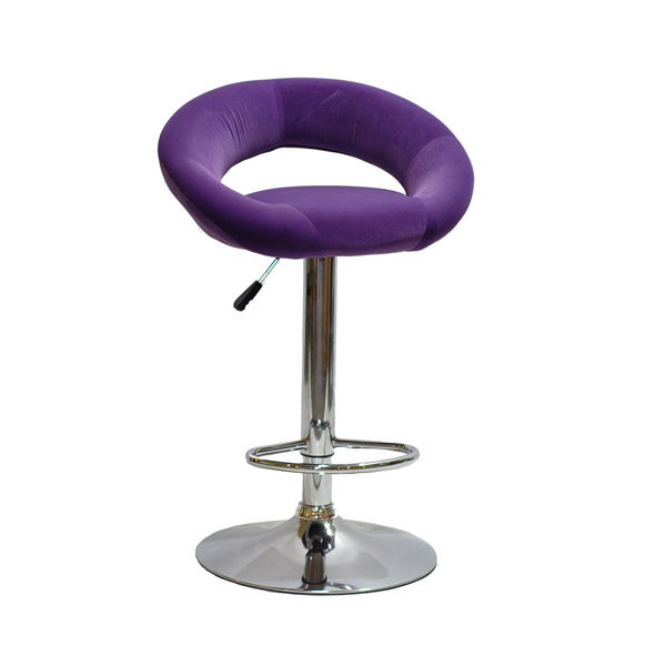 Барний стілець Onder Mebli Holy BAR CH-BASE Пурпуровий B-1013 Оксамит-0