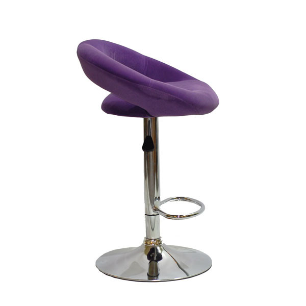 Барний стілець Onder Mebli Holy BAR CH-BASE Пурпуровий B-1013 Оксамит-2