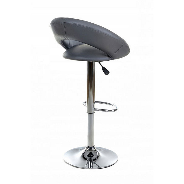 Барный стул Onder Mebli Holy BAR CH-BASE Серый 1001 Экокожа-2
