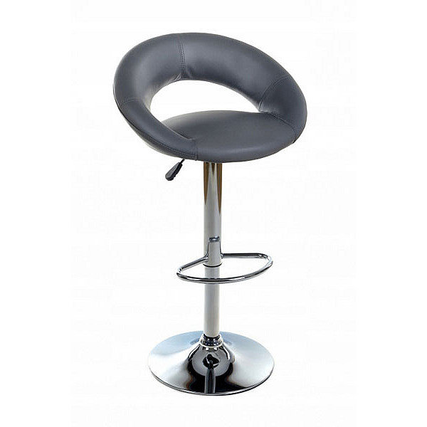 Барный стул Onder Mebli Holy BAR CH-BASE Серый 1001 Экокожа-0