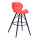 Барный стул Onder Mebli Invar BAR 75 - BK Красный 05