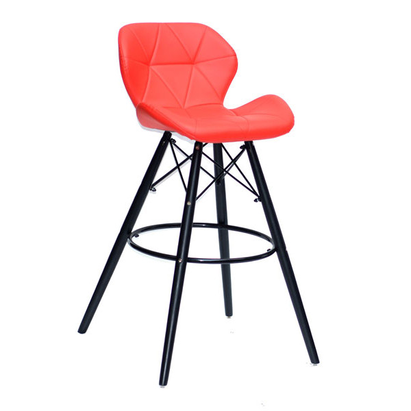 Барний стілець Onder Mebli Invar BAR 75 - BK Червоний 05-0