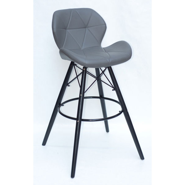 Барний стілець Onder Mebli Invar BAR 75 - BK Сірий 21-0