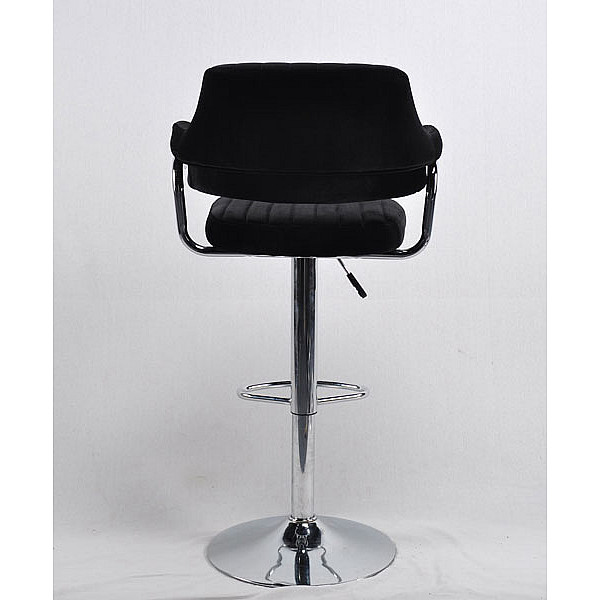 Барный стул Onder Mebli Jeff BAR CH-BASE Черный B-1011 Бархат-3
