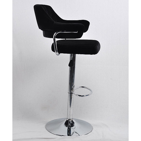 Барный стул Onder Mebli Jeff BAR CH-BASE Черный B-1011 Бархат-1