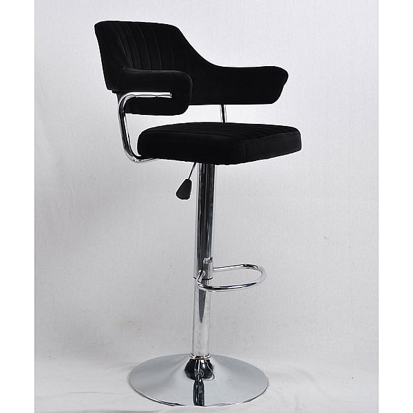 Барный стул Onder Mebli Jeff BAR CH-BASE Черный B-1011 Бархат-0