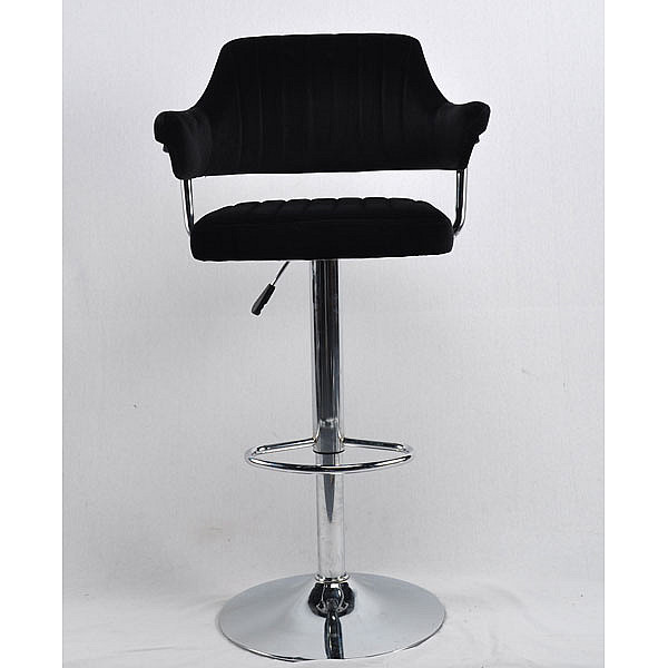 Барный стул Onder Mebli Jeff BAR CH-BASE Черный B-1011 Бархат-2