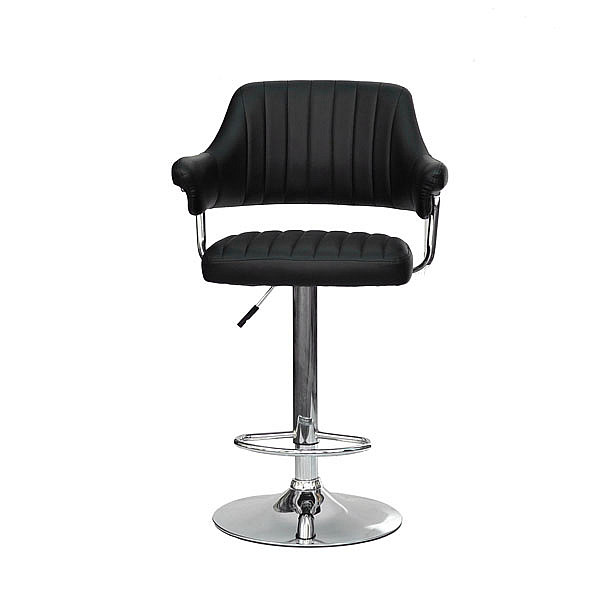 Барний стілець Onder Mebli Jeff BAR CH-BASE Чорний Екошкіра-2