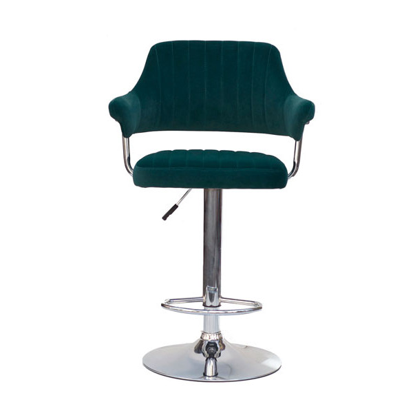 Барный стул Onder Mebli Jeff BAR CH-BASE Зеленый B-1003 Бархат-2