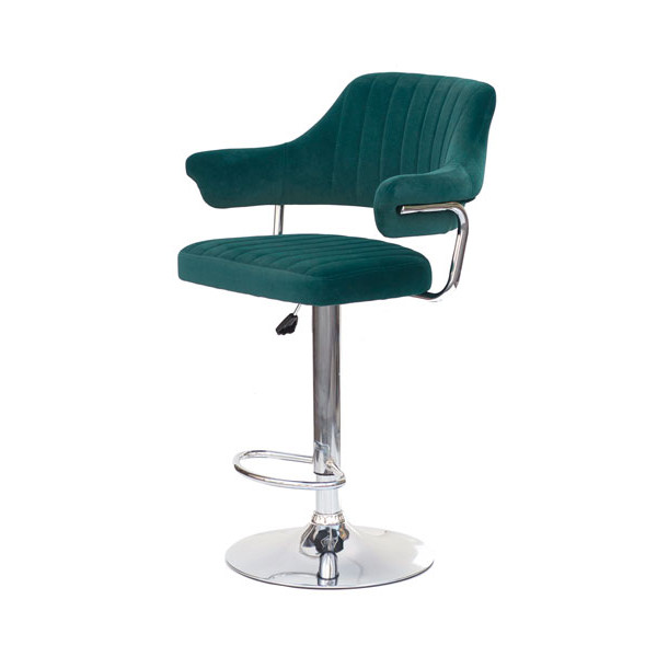 Барный стул Onder Mebli Jeff BAR CH-BASE Зеленый B-1003 Бархат-1
