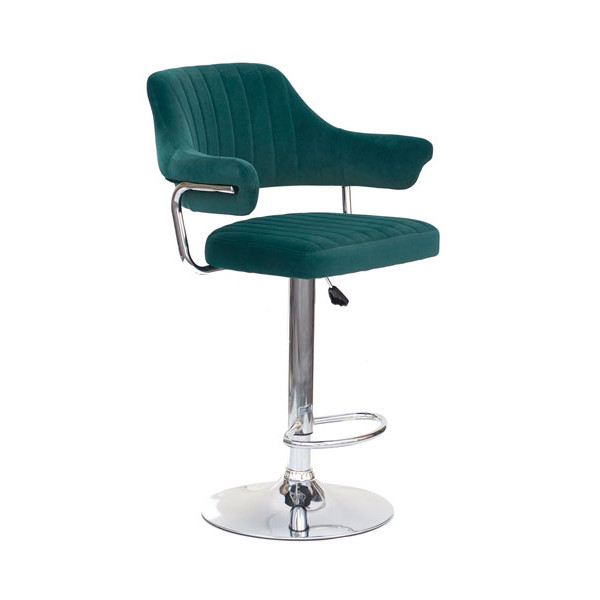 Барный стул Onder Mebli Jeff BAR CH-BASE Зеленый B-1003 Бархат-0