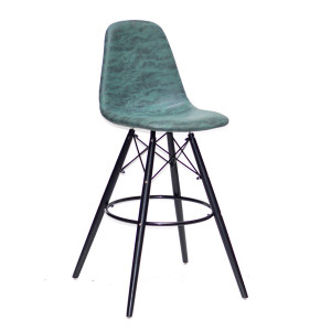 Барный стул Onder Mebli Lari BAR 75 - BK HK Зеленый MR-202 Ткань