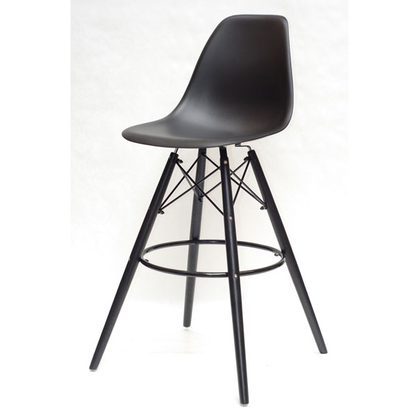 Барний стілець Onder Mebli Nik BAR 75-BK Чорний 04-1