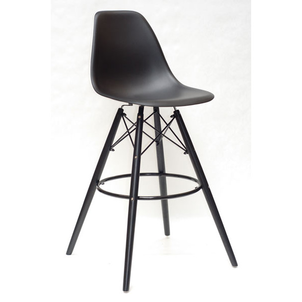 Барний стілець Onder Mebli Nik BAR 75-BK Чорний 04-0