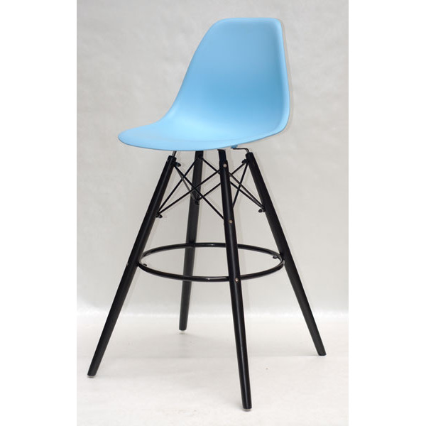 Барний стілець Onder Mebli Nik BAR 75-BK Блакитний 50-1