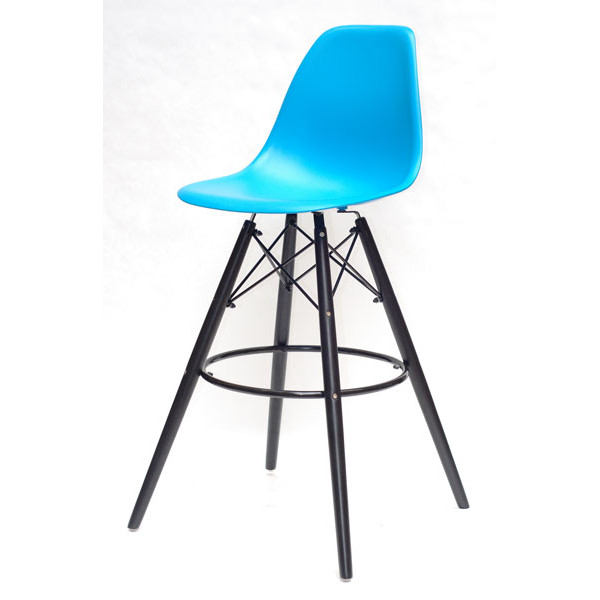 Барний стілець Onder Mebli Nik BAR 75-BK Блакитний 51-1