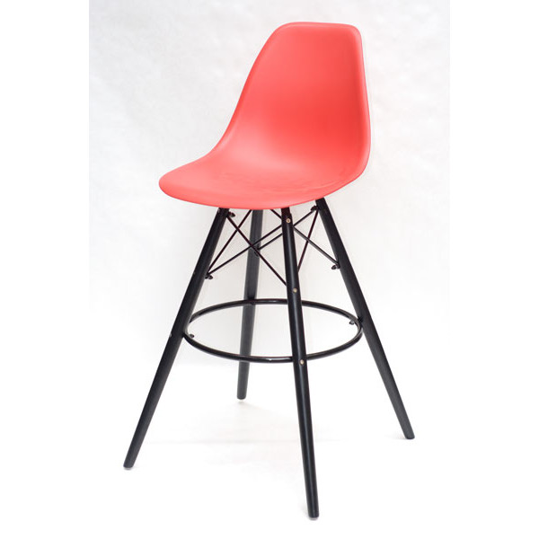 Барный стул Onder Mebli Nik BAR 75-BK Красный 05-1