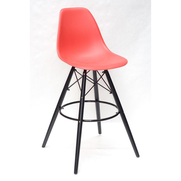 Барный стул Onder Mebli Nik BAR 75-BK Красный 05-0