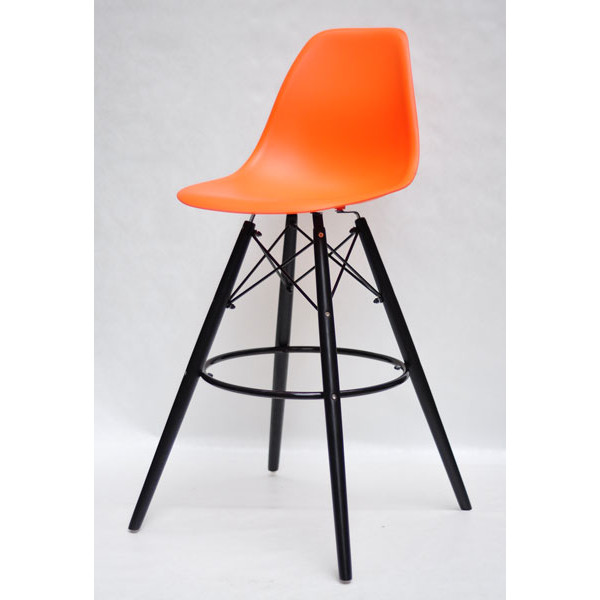 Барный стул Onder Mebli Nik BAR 75-BK Оранжевый 70-1